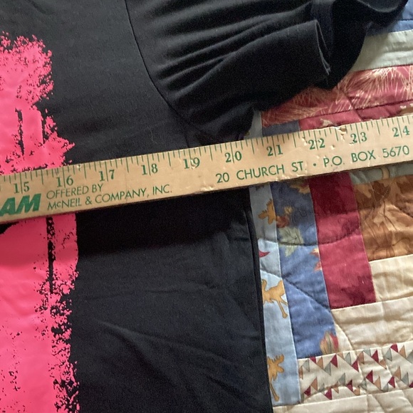 Romwe graphic tee shirt mens small black pink stretch grunge punk - Picture 5 of 8